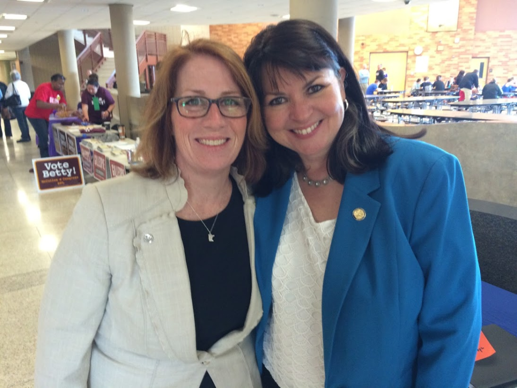 Senator Susan Kent and Erin Murphy