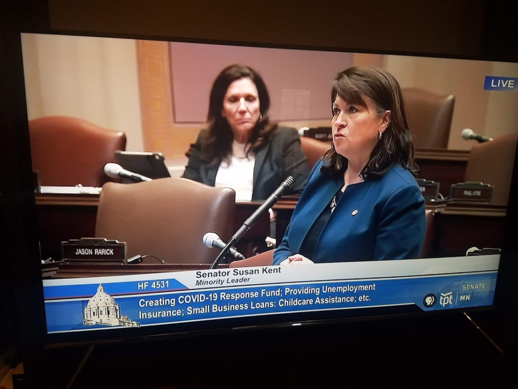 Susan Kent on the Floor, Covid-19 Response Fund, March 26, 2020